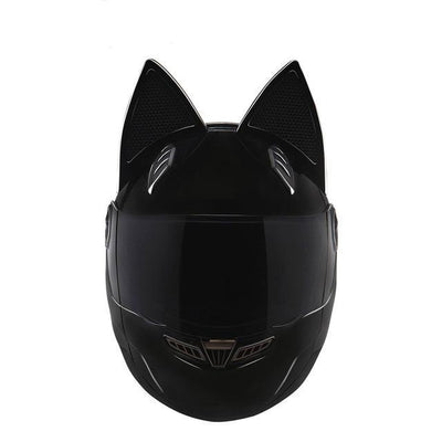 Motorcycle helmet black cat women full face fashion helmets funny gifts