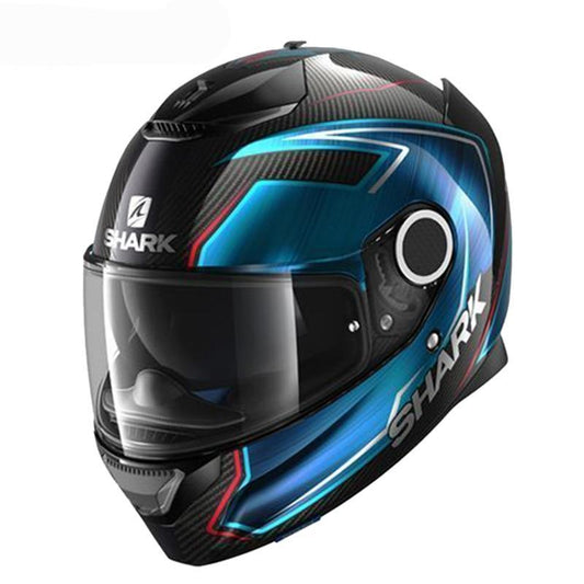 Full face motorcycle helmet black shark motorcycle helmets racing spartan herobike