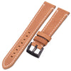 Genuine Leather Watchbands 18mm 20mm 22mm 24mm Black Dark Brown Belt With Buckle