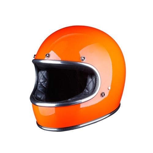 Vintage ghost helmet motorcycle helmets full face motorbike