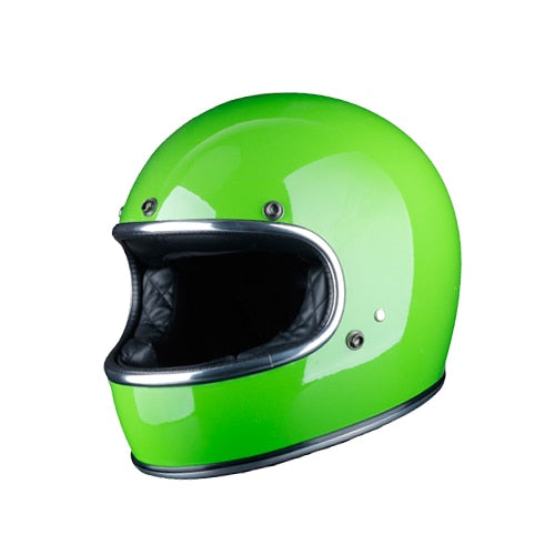 Vintage ghost helmet motorcycle helmets full face motorbike