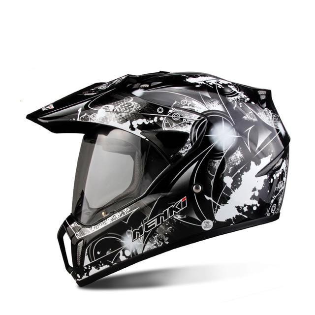 Men motorcycle helmet full face racing red painting art