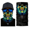 Halloween skull mask scary skeleton half neck face motorcycle bike ski outdoor