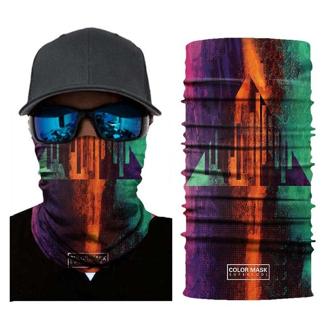 motorcycle skull mask face sport neck scarf ski hiking bike outdoor anti uv