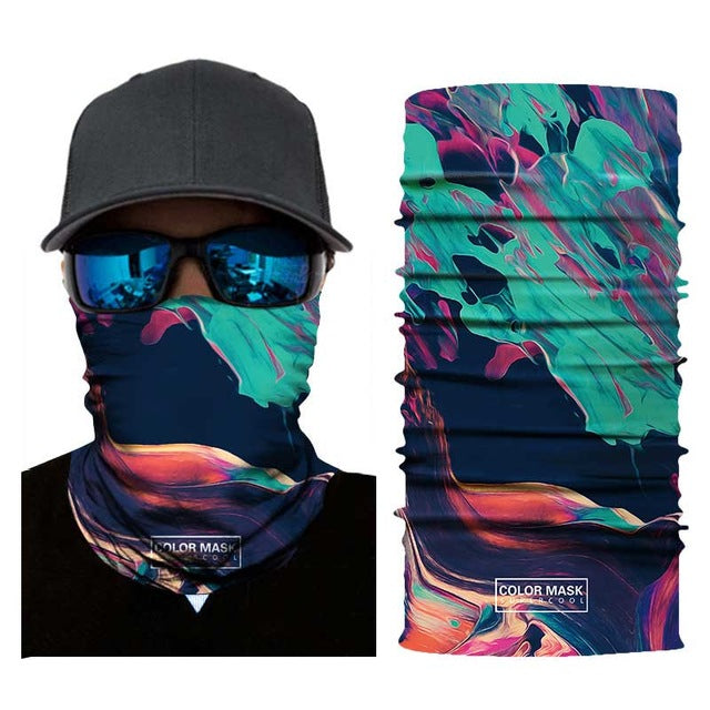motorcycle skull mask face sport neck scarf ski hiking bike outdoor anti uv