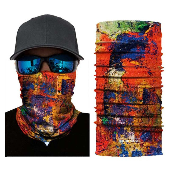 motorcycle skull mask face sport neck scarf ski hiking bike outdoor anti uv