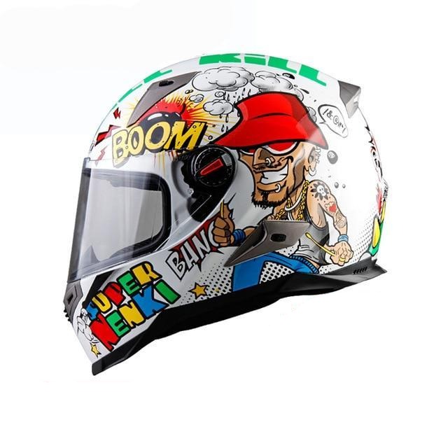 Motorcycle helmet full face motocross racing funny helmet gift for men