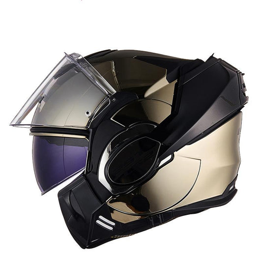 Flip up helmet motorcycle helmets full face double lens capacetes de motociclista