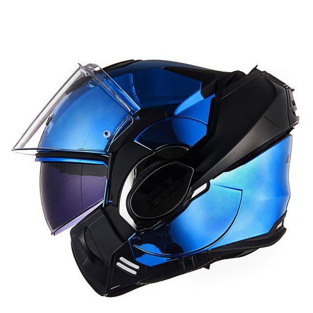 Flip up helmet motorcycle helmets full face double lens capacetes de motociclista