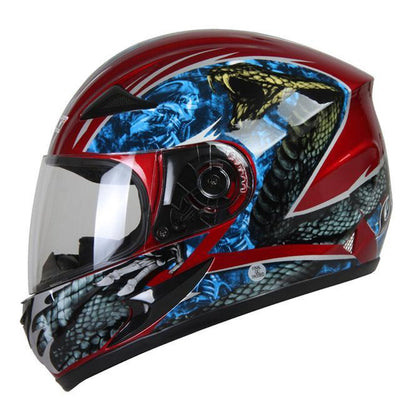 Motorcycle full face helmet racing touring scooter vespa helmets motobike