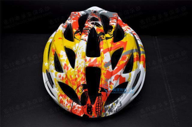 Camouflage bike helmet bicycle overall molded mtb mountain riding pneumatic helmets