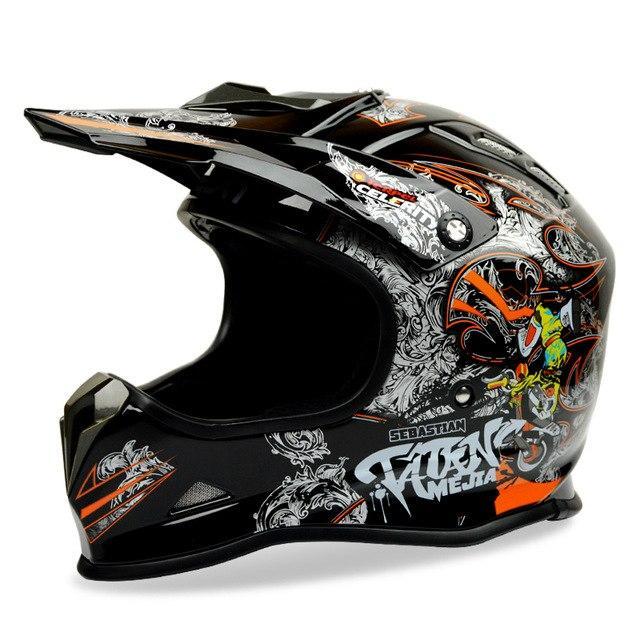 Electric motorcycle helmet off road Motocross motorbike safety army helmets