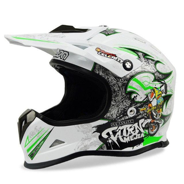 Electric motorcycle helmet off road Motocross motorbike safety army helmets