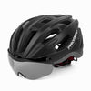 Cycling helmet goggles Integrally molded MTB bicycle helmets glasses lens