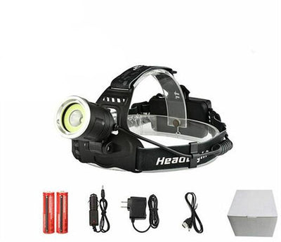Helmet headlight headlamp torch lights hunting fishing camping 4 Modes