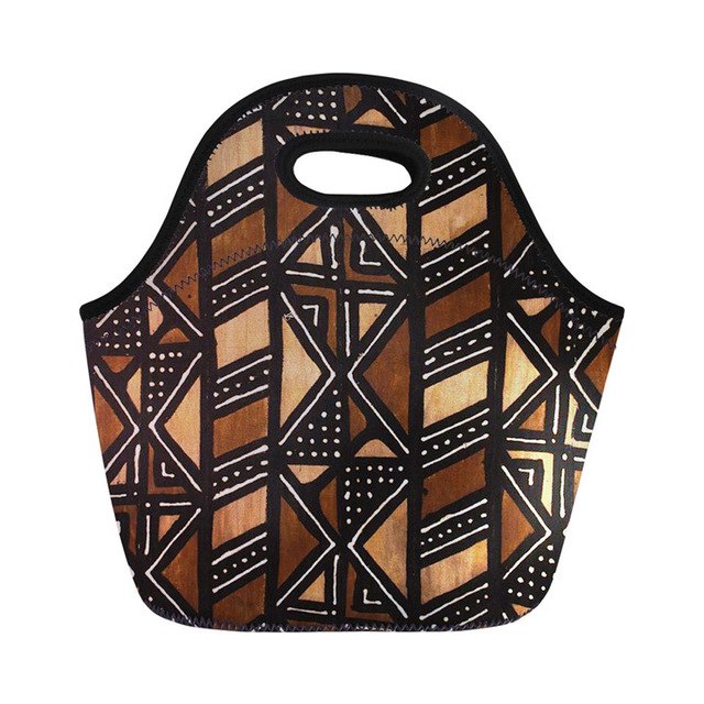 Vintage canvas backpack African traditional printed bags set school bag girls students 3pcs