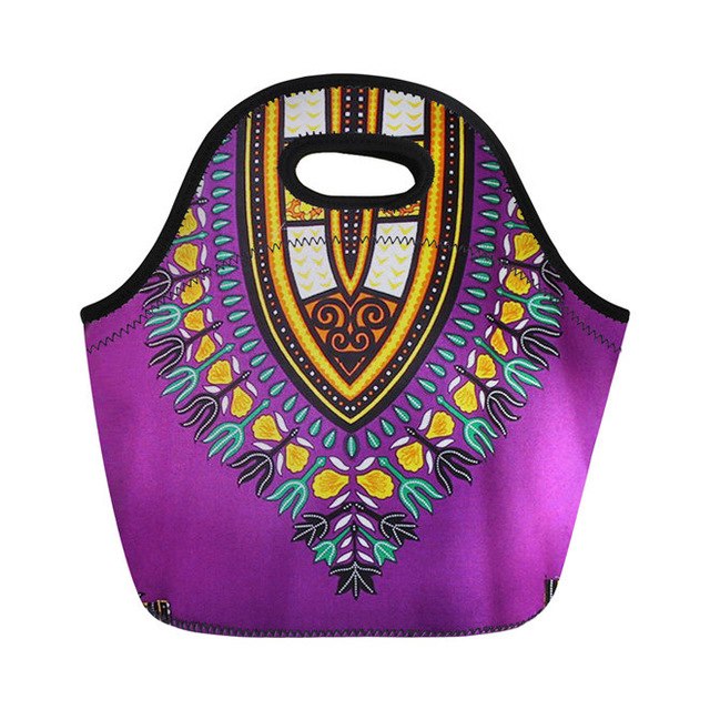 Vintage canvas backpack African traditional printed bags set school bag girls students 3pcs