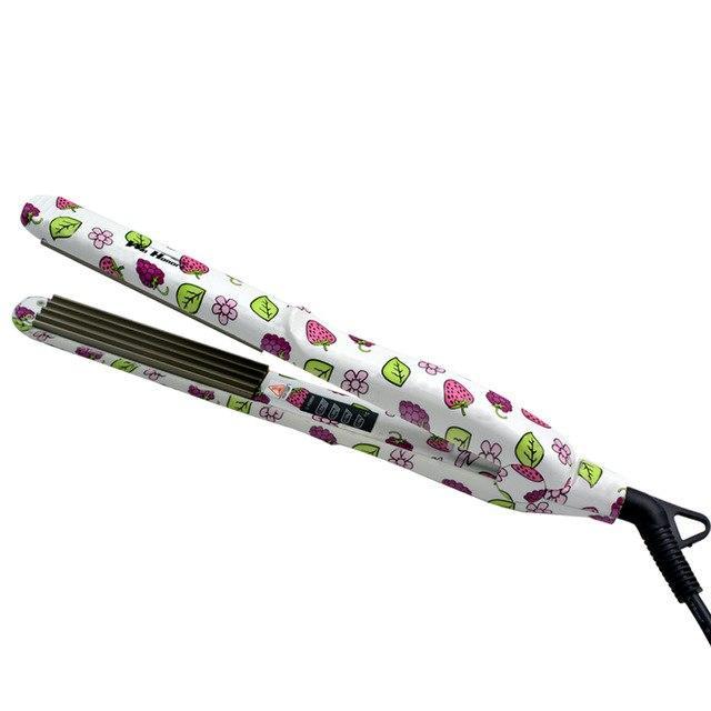 electric hair wave hair straightener straightening corrugated Iron hair salon tools