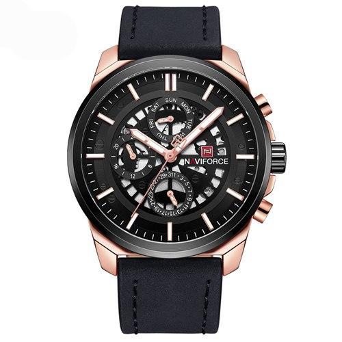 Business men wristwatch quartz watches display sports buckle