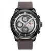 Business men wristwatch quartz watches display sports buckle