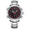 Men wristwatch sports watches analog digital full steel quartz watch relogio masculino