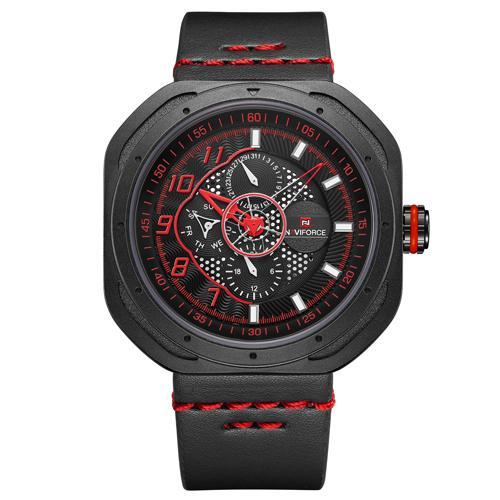 Men wristwatch leather date quartz watches sport relogio masculino outdoor