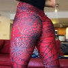 Yoga pants spider print fitness pants leggings women push up workout jeggings