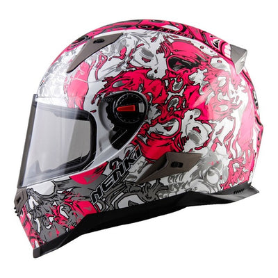 Scooter helmet vintage skull racing motorcycle helmets vespa cruiser chopper moto casco