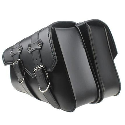 Saddle bags motorcycle PU leather cruiser side storage tool for biker