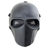 Army airsoft paintball predator helmets sports black full face mask