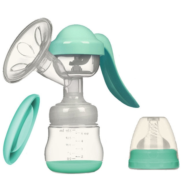 Mom breast pump hands free pumping nurse breast feeding baby maternity