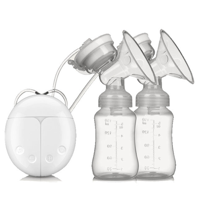 Mom breast pump hands free pumping nurse breast feeding baby maternity
