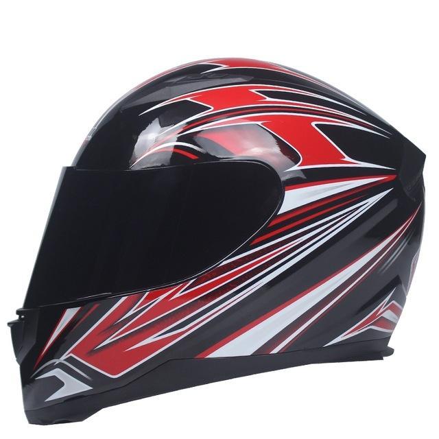 racing full face motorcycle helmets matte black red 7color sports off road