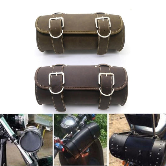 Vintage saddlebag motorcycle leather tool bag for biker motorbike moto accessories