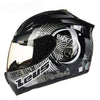 Motorbike helmet full face motorcycle helmets dot approved black skull ghost rider helmet