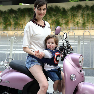 Electric vehicle safe motorcycle safety belt baby children seat safety belt star