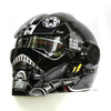 Superhero motorcycle helmets full face black casque motocross