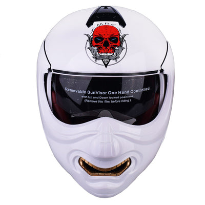 Vintage skull face motorcycle helmets retro predator helmet art ghost Chopper