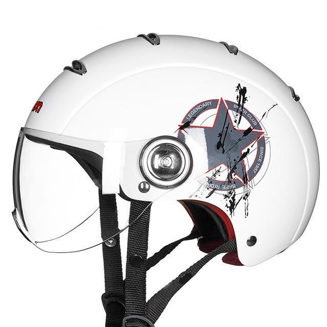 Vespa helmets vintage motorcycle helmet retro half open face jet style