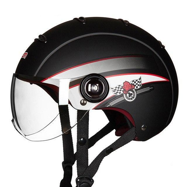 Vespa helmets vintage motorcycle helmet retro half open face jet style