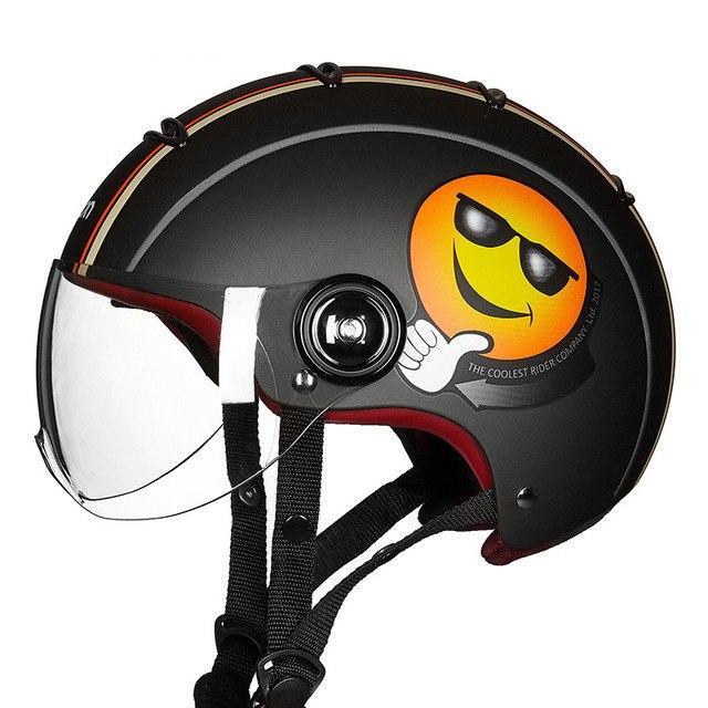 Vespa helmets vintage motorcycle helmet retro half open face jet style