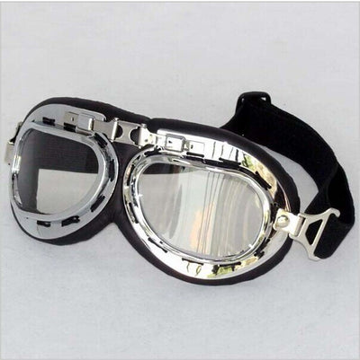 Vintage harley goggles retro pilot glasses jet aviator motorcycle goggles