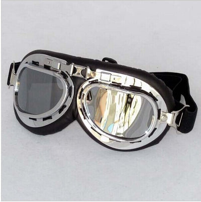 Vintage harley goggles retro pilot glasses jet aviator motorcycle goggles