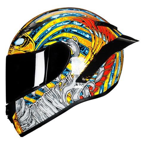 Racing helmet full face rider motorcycle helmets painting classic style