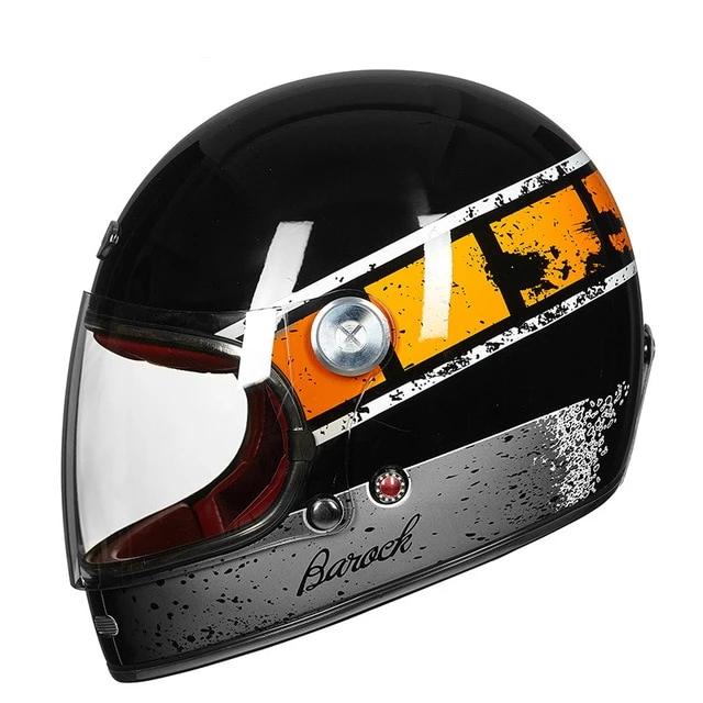 Vintage scooter helmet retro motocross helmets motorcycle ultralight dot ECE